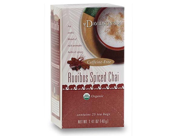 Picture of Davidson Organic Tea 2547 Rooibos Spiced Chai Tea- Box of 25 Tea Bags