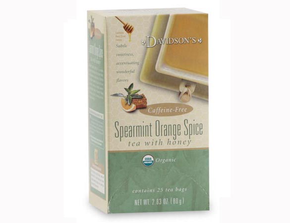 Picture of Davidson Organic Tea 2538 Spearmint Orange Spice Tea- Box of 25 Tea Bags
