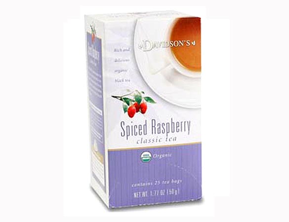 Picture of Davidson Organic Tea 2637 Spiced Raspberry Tea- Box of 25 Tea Bags
