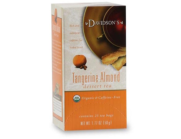Picture of Davidson Organic Tea 2590 Tangerine Almond Tea- Box of 25 Tea Bags
