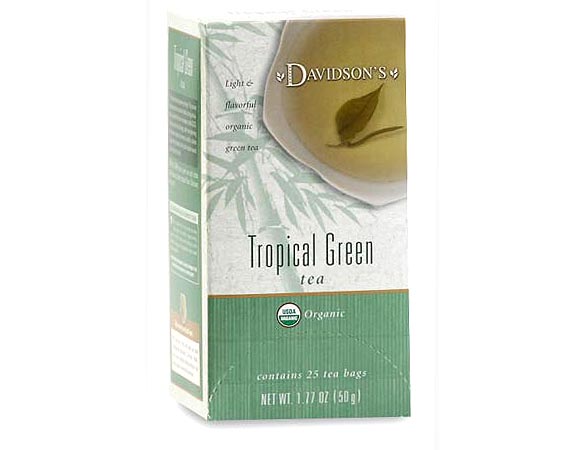 Picture of Davidson Organic Tea 2526 Tropical Green Tea- Box of 25 Tea Bags