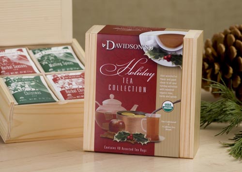 Picture of Davidson Organic Tea 621 Collection Chest Holiday Tea