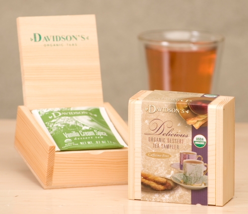 Picture of Davidson Organic Tea 639 Sampler Chest Dessert Tea