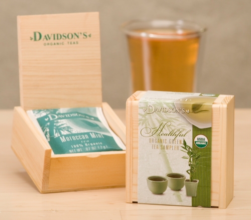 Picture of Davidson Organic Tea 643 Sampler Chest Green Tea