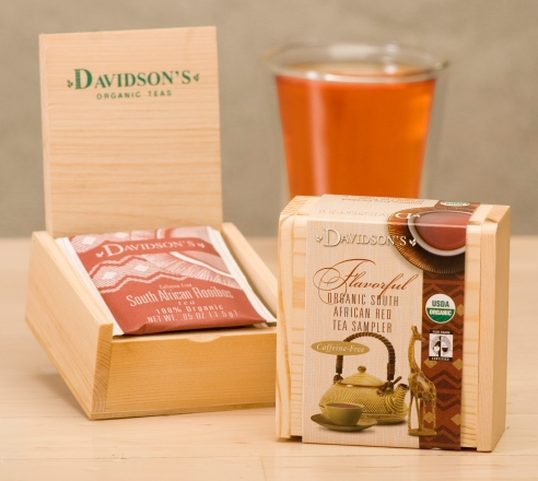 Picture of Davidson Organic Tea 640 Sampler Chest Red Tea