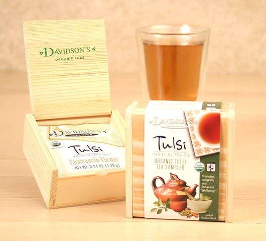 Picture of Davidson Organic Tea 637 Sampler Chest Tulsi Tea