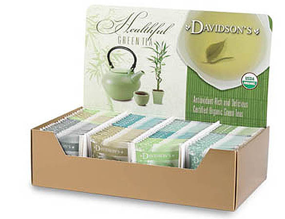 Picture of Davidson Organic Tea 3175 Single Serve Assorted Green Tea