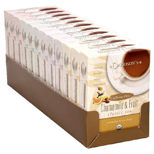 Davidson Organic Tea  Assorted Herbal Classic Tea- Box of 8