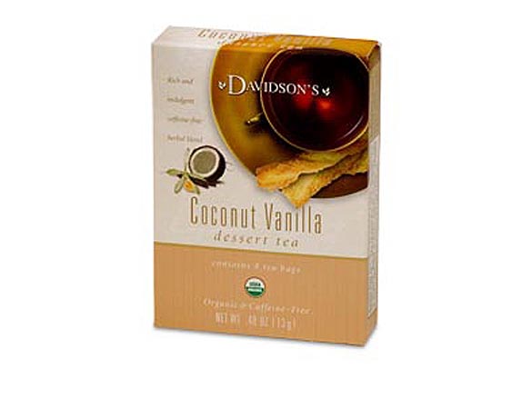 Picture of Davidson Organic Tea 2245 Coconut Vanilla Tea- Box of 8