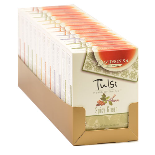 Picture of Davidson Organic Tea 2260 Tulsi Assorted. Tea- Box of 8
