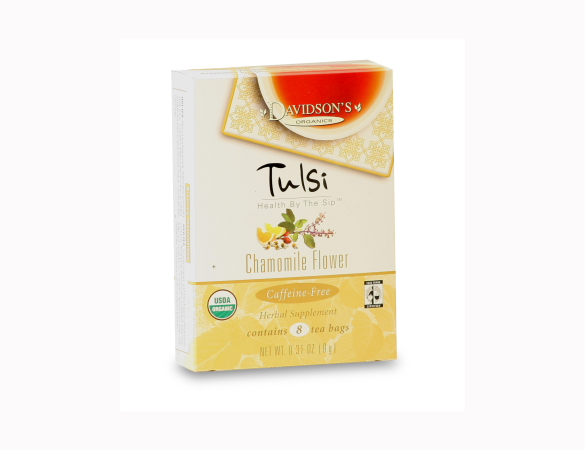 Picture of Davidson Organic Tea 2254 Tulsi Chamomile Flower Tea- Box of 8