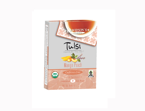 Picture of Davidson Organic Tea 2362 Tulsi Mango Peach Tea- Box of 8