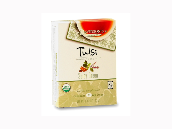 Picture of Davidson Organic Tea 2255 Tulsi Spicy Green Tea- Box of 8