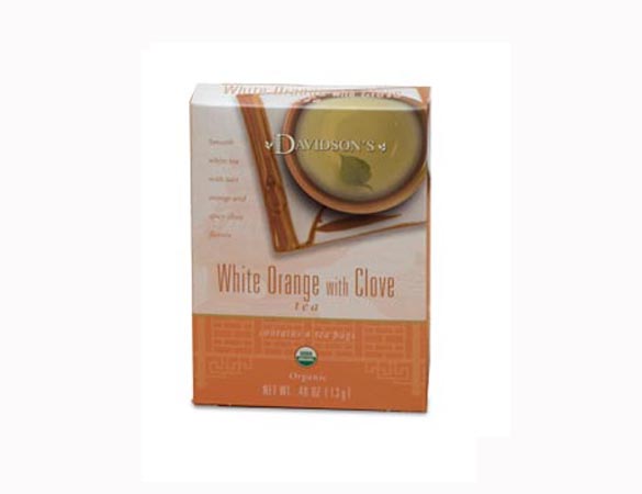 Picture of Davidson Organic Tea 2243 White Orange With Clove Tea- Box of 8