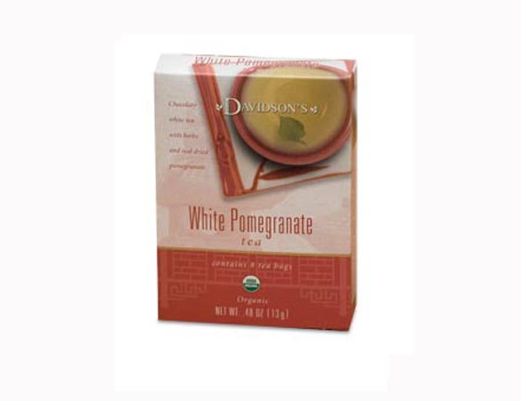 Picture of Davidson Organic Tea 2244 White Pomegranate Tea- Box of 8