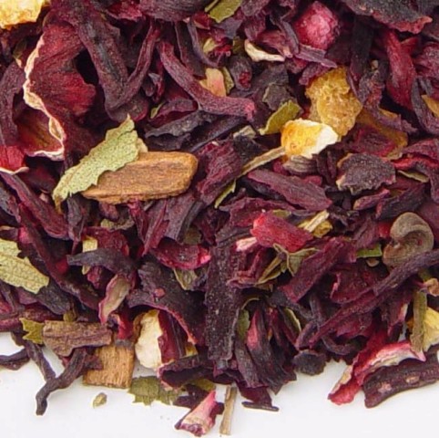 Picture of Davidson Organic Tea 6338 Bulk Herbal Te De Hibiscus Tea