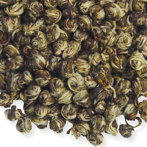 Picture of Davidson Organic Tea 6422 Bulk Jasmine Pearls Tea- 1 Lbs.