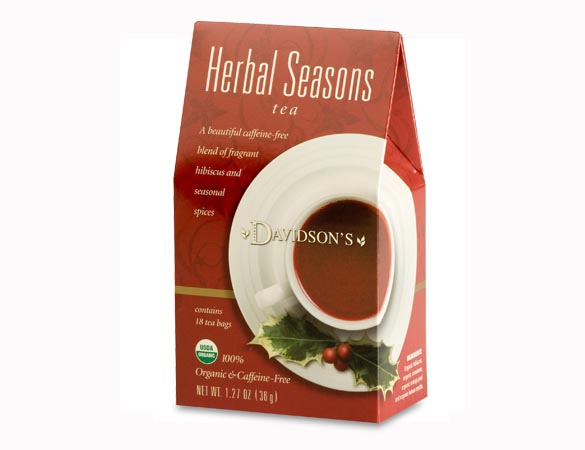 Davidson Organic Tea 2088 Holiday Trad Herbal Seasons Tea- 18 Ct.