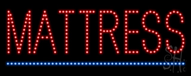 Everything Neon  Mattress LED Sign 8" Tall x 20" Wide x 1" Deep