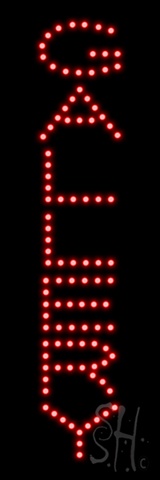 Everything Neon L100-1394 Gallery LED Sign 21" Tall x 7" Wide x 1" Deep