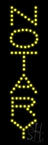 Everything Neon L100-1426 Notary LED Sign 21" Tall x 7" Wide x 1" Deep