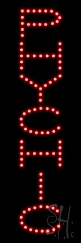 Everything Neon L100-1441 Psychic LED Sign 21" Tall x 7" Wide x 1" Deep
