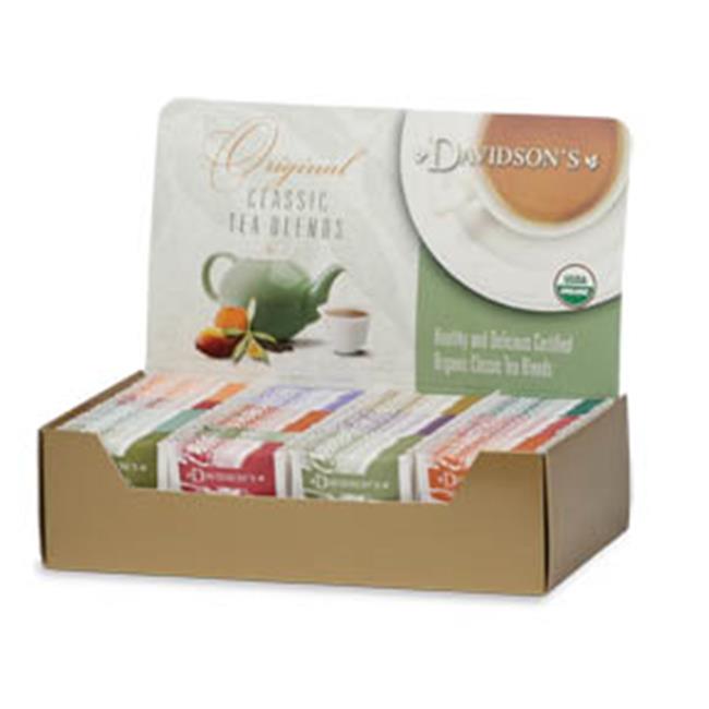 Davidson Organic Tea 1158 Single Serve Assorted Decaf Herbal Tea