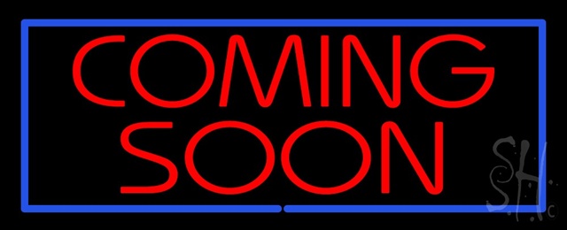 Everything Neon N100-1205 Coming Soon LED Neon Sign 10 x 24 - inches
