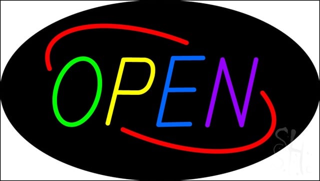 Sign Store N100-2591-clear Multi Colored Deco Clear Backing Neon Sign- 30 x 17 x 1 In.