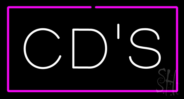 Sign Store N100-2737-clear Cds Rectangle Purple Clear Backing Neon Sign- 37 x 20 x 1 In.