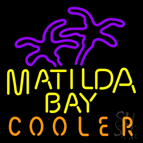 Sign Store N100-3761-clear Matilda Bay Cooler Classic Clear Backing Neon Sign- 24 x 24 x 1 In.