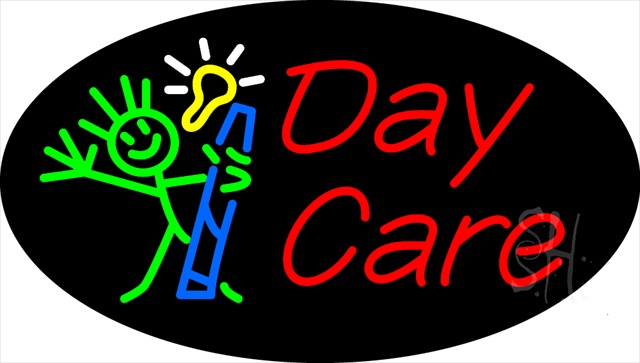 Everything Neon N100-2527 Day Care Animated Neon Sign 17" Tall x 30" Wide x 3" Deep -  The Sign Store