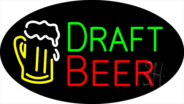 Everything Neon N100-2530 Draft Beer Animated Neon Sign 17" Tall x 30" Wide x 3" Deep