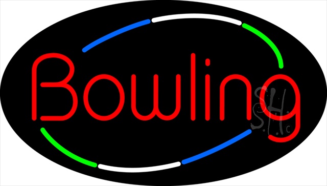 Everything Neon N105-0318 Bowling Animated Neon Sign 17" Tall x 30" Wide x 3" Deep