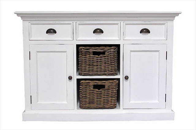 Infinita Halifax White Mahogany Buffet