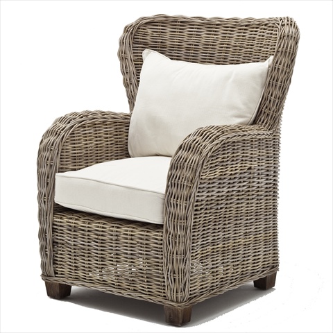 Wickerworks Natural Rattan Queen Chair