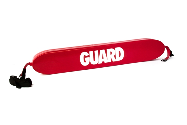 40 In. Rescue Tube Red With Guard Logo In White