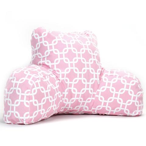 Majestic Home Soft Pink Links Reading Bean Bag Pillow