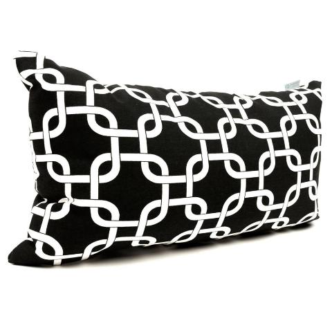 Majestic Home Black Links Small Pillow