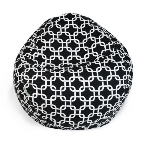 Majestic Home Black Links Small Classic Bean Bag