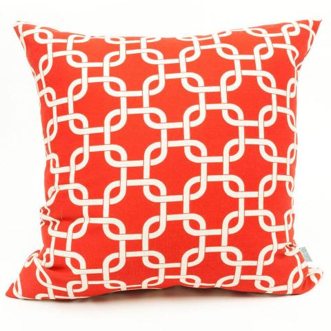 Majestic Home Red Links Extra Large Pillow