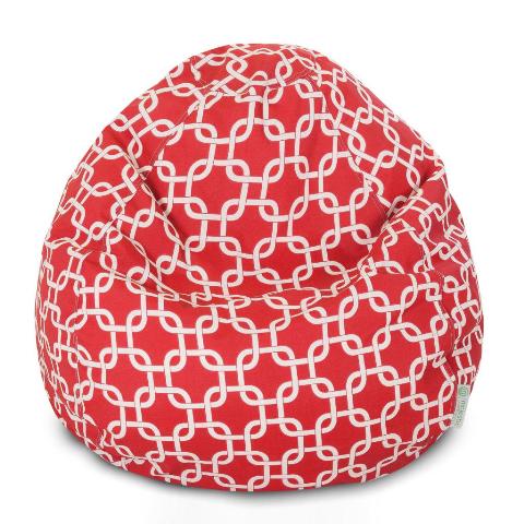 Majestic Home Red Links Small Classic Bean Bag
