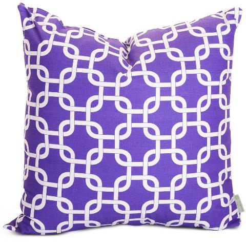 Majestic Home Purple Links Extra Large Pillow