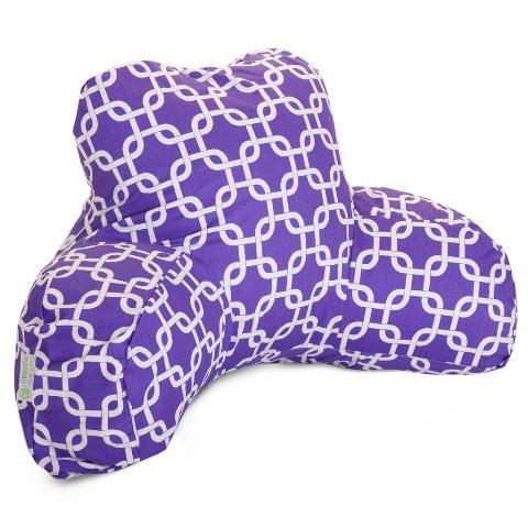 Majestic Home Purple Links Reading Bean Bag Pillow
