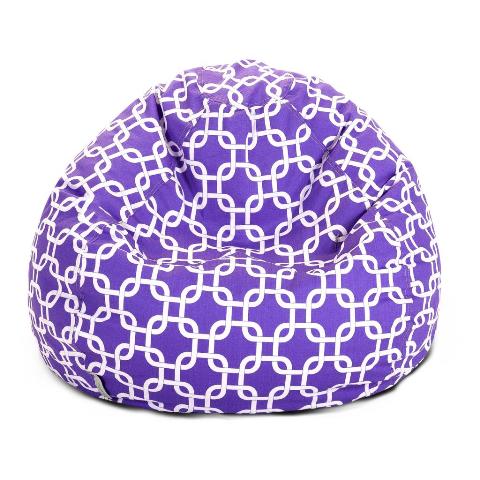 Majestic Home Purple Links Small Classic Bean Bag