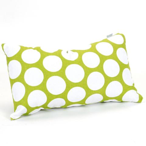 Majestic Home Hot Green Large Polka Dot Small Pillow