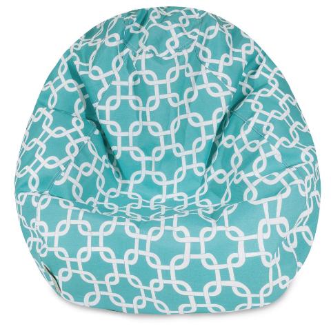 Majestic Home Teal Links Small Classic Bean Bag