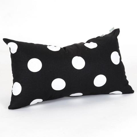 Majestic Home Black Large Polka Dot Small Pillow