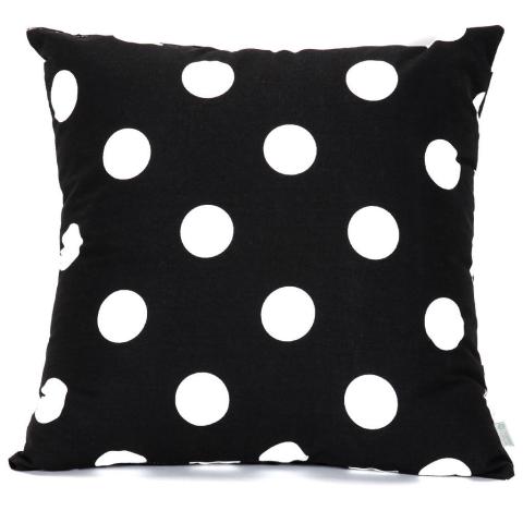 Majestic Home Black Large Polka Dot Extra Large Pillow