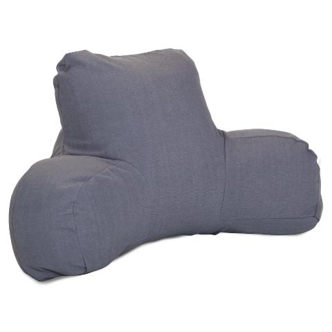 Majestic Home Gray Wales Reading Bean Bag Pillow